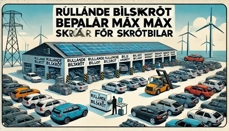 Rullande bilskrot i Angered betalar max för skrotbilar